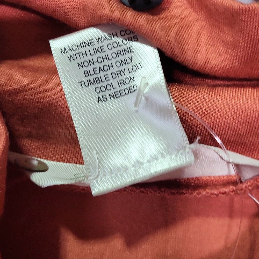 Jillian Nicole Women's NWT Orange Turtleneck Long Sleeve Top Size 1X - Picture 10 of 10